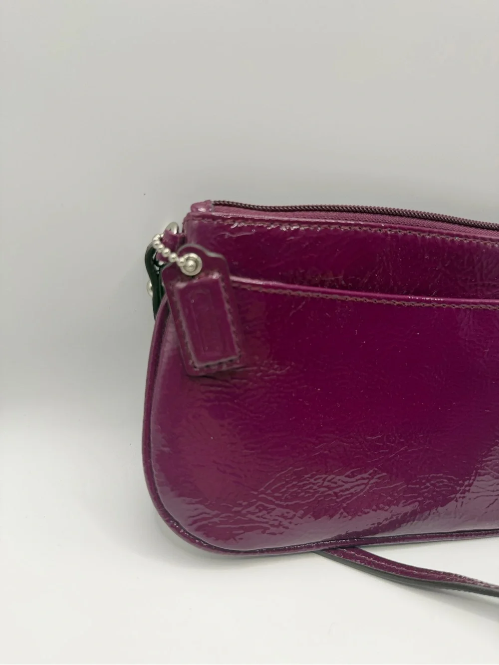 Vintage purple Coach Nolita 19 wristlet